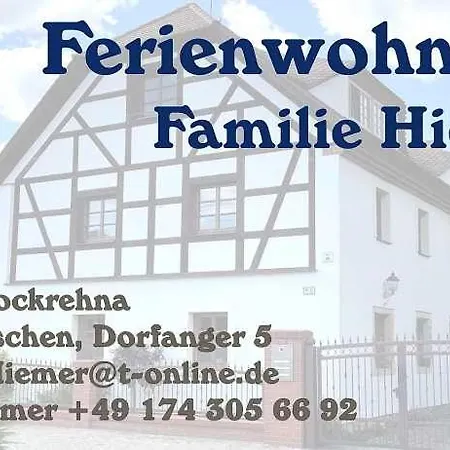 Apartament Klitzschen Naehe Torgau Mockrehna